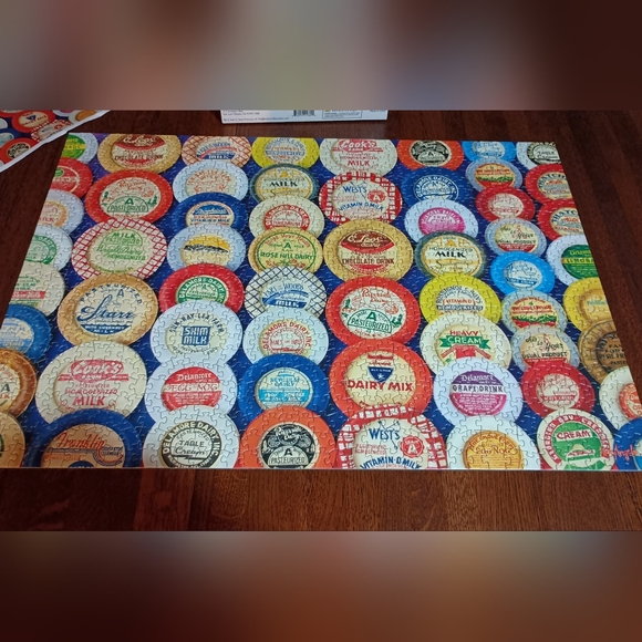 Colorcraft Puzzle "Marvelous Milk Caps 1000 pc Puzzle b200 - Picture 3 of 3